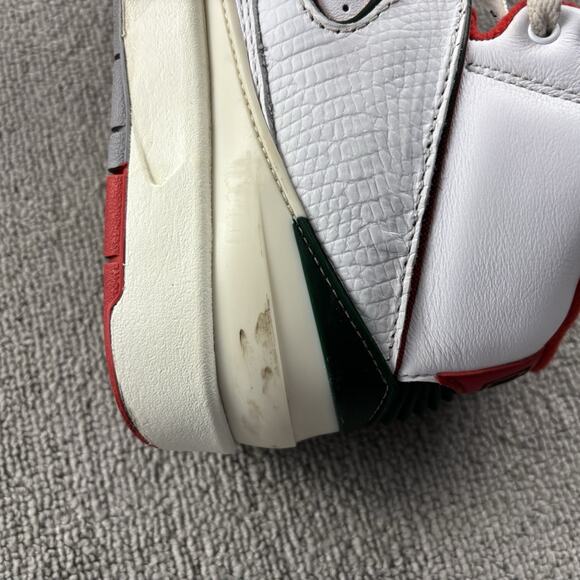 Nike Air Jordan 2 Retro (GS) Origins White Shoes Size 6.5 Youth Womens Size 8 - Picture 12 of 15